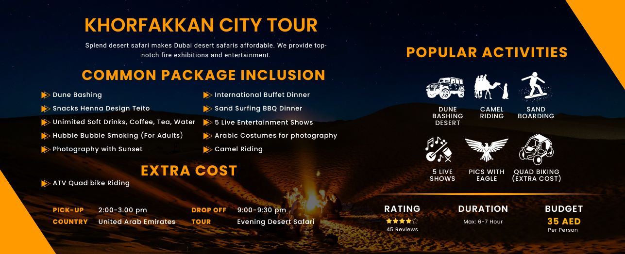 Khorfakkan City Tour