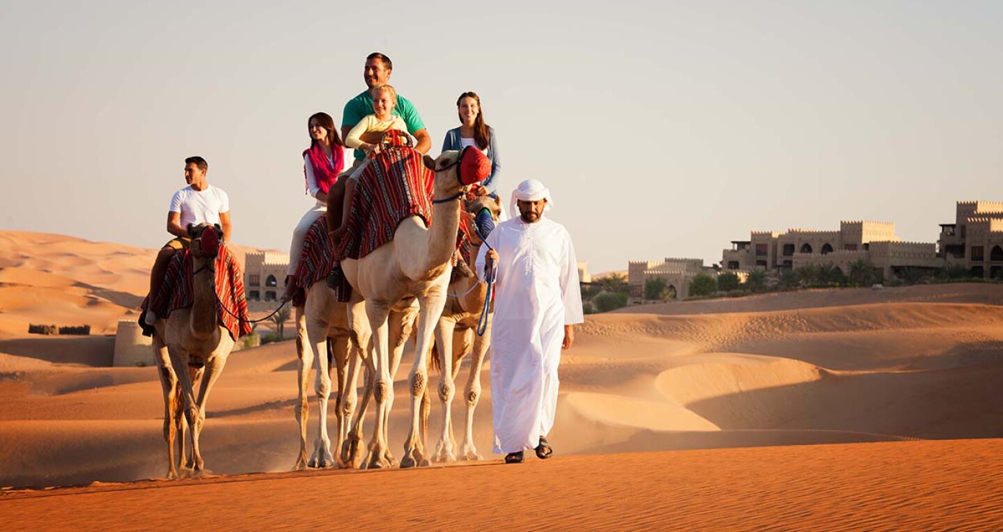 camel riding Desert Safari dubai